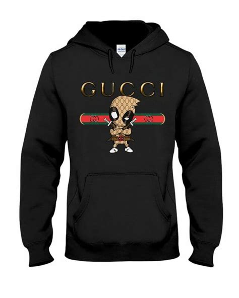 sweat gucci deadpool|grey gucci sweatshirt.